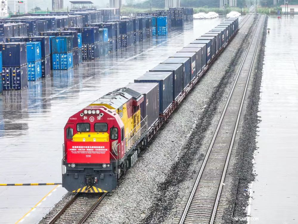 今年上半年中老鐵路貨物運輸持續增長(cháng)